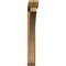 Ekena Millwork Thorton Slat Rough Sawn Bracket w/ Offset Brace, Western Red Cedar, 6"W x 46"D x 46"H BKT0604X46X46THR06RWR - alternate 2